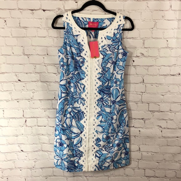 Lilly Pulitzer Dresses & Skirts - Lilly Pulitzer Jubilee Beach Club Blue Dress